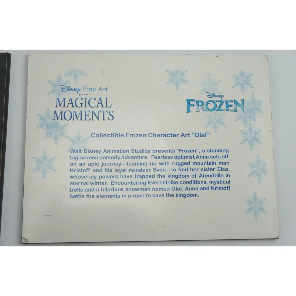 Disney Frozen Magical Moments Character Art Wall Plaque Set Blue Good